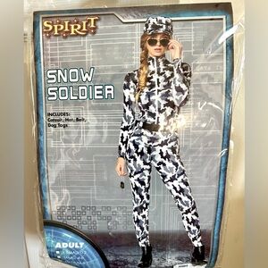 NWT Snow Soldier Halloween Costume